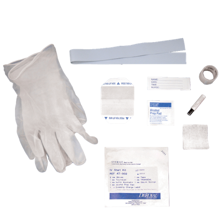 IV Start Kit w Gloves & Box